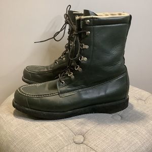 Cabelas Green Leather Lightweight Boots 11.5 EE